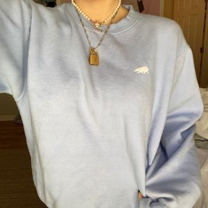 john galt powder blue pullover